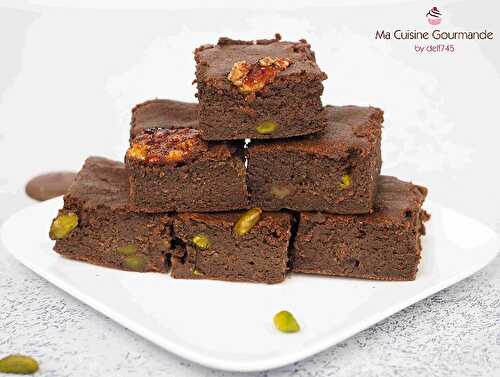 Brownies aux Pois Chiches {sans gluten, sans farine}