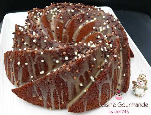 Bundt Cake Chocolat au Lait et Glaçage Dulcey