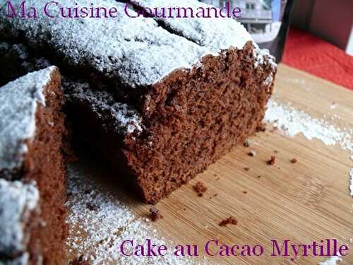 Cake au Cacao à la Myrtille