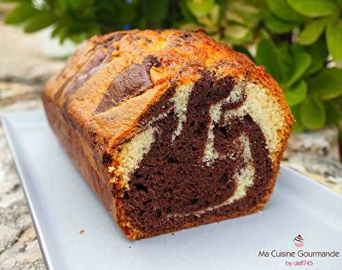 Cake Marbré au Yaourt de Chèvre