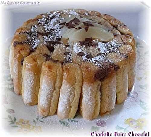 Charlotte Poire Chocolat