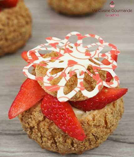 Choux Citron Fraise et Crème Brûlée