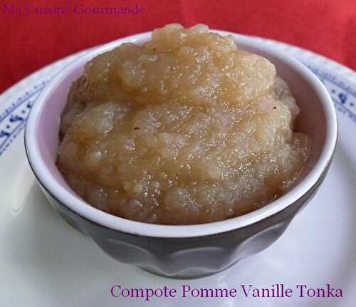 Compote Pommes Vanille Tonka
