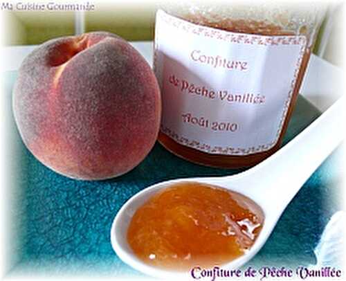 Confiture de Pêche Vanillée