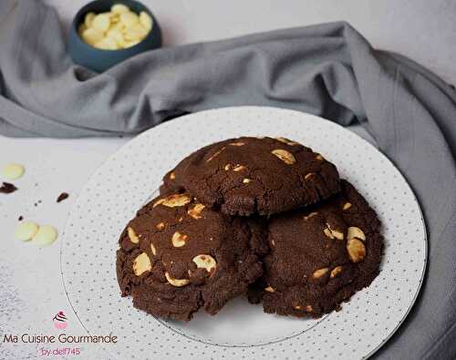 Cookies Cacaotés aux Pépites Blanches