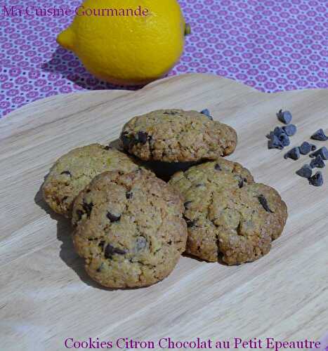 Cookies Citron Chocolat au Petit Épeautre