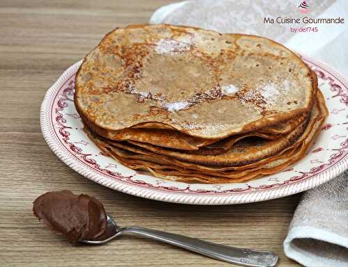 Crêpes Châtaigne, Sarrasin et Pois Chiche {recette végétale et sans gluten}