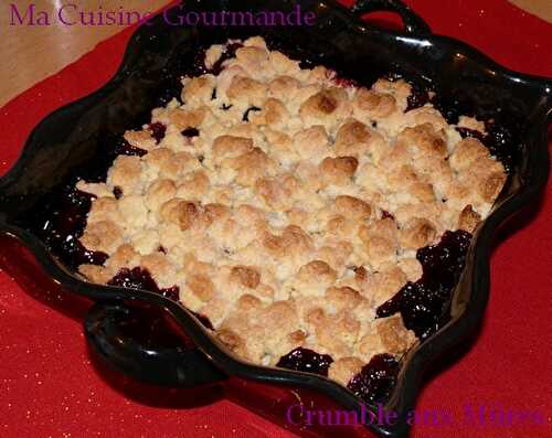 Crumble aux Mûres