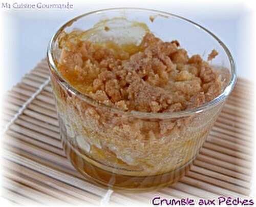 Crumble aux Pêches