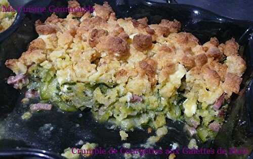 Crumble de Courgettes aux Galettes de Maïs