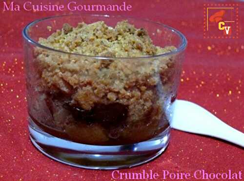 Crumble Poire Chocolat