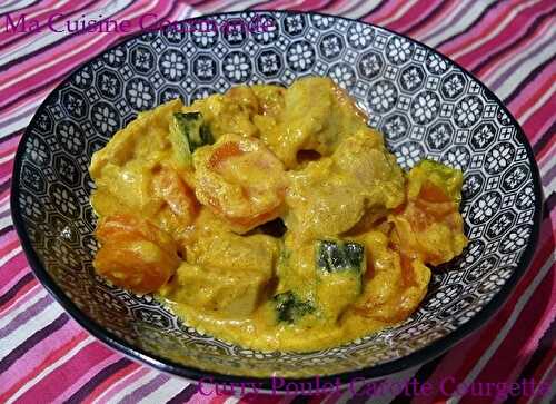 Curry Jaune de Poulet aux Carottes et Courgettes