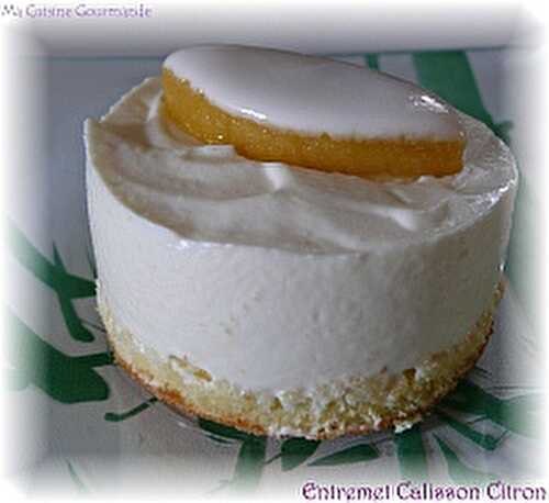 Entremet Calisson Citron