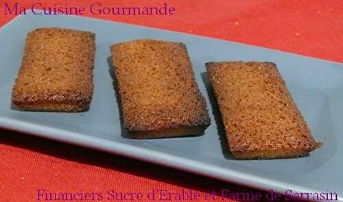 Financiers au sucre d’érable et farine de sarrasin