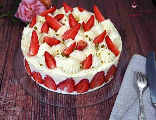 Fraisier Pistache Mascarpone