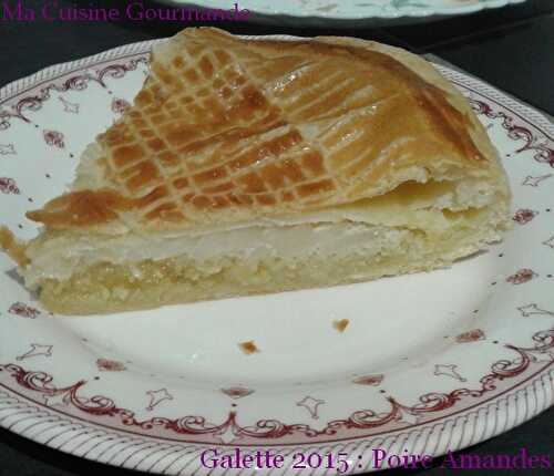 Galette 2015 : Poire et Amandes