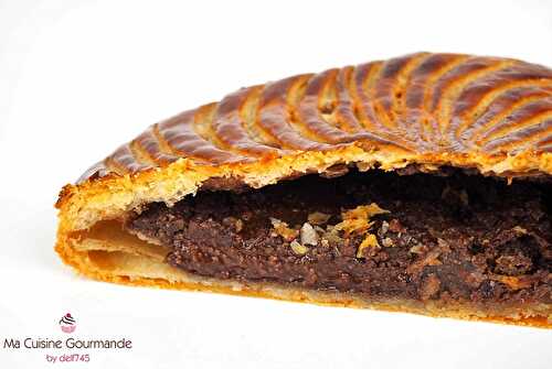 Galette des Rois Amande Chocolat {crème sans œuf sans beurre}