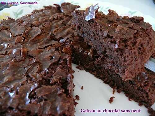 Gâteau au chocolat sans oeuf