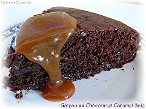 Gâteau Chocolat et Caramel Salé