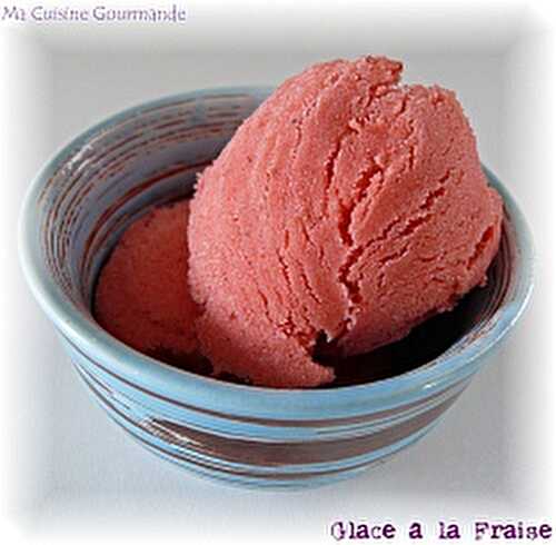 Glace à la Fraise