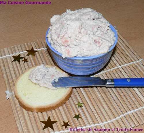 Idée de fêtes : Rillettes de Saumon et Truite Fumée