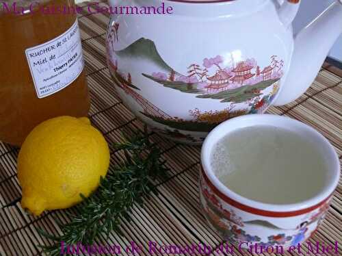 Infusion de Romarin au Citron et Miel