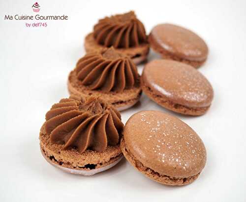 Macaron Chocolat Marron