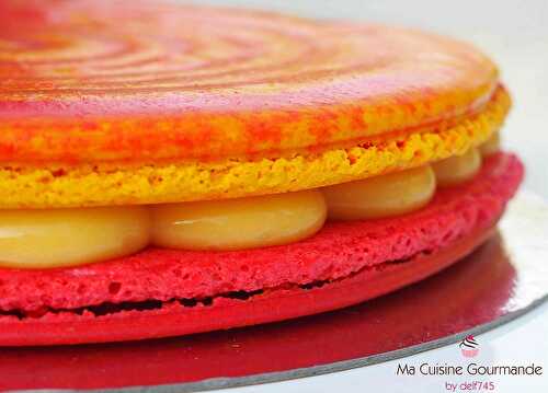 Macaron Géant Fraise Citron Basilic