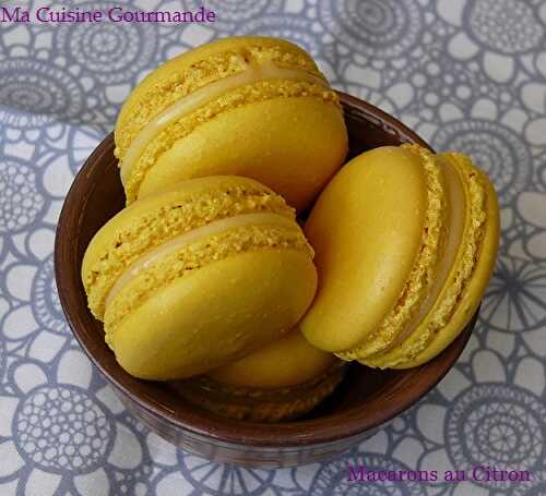 Macarons au Citron