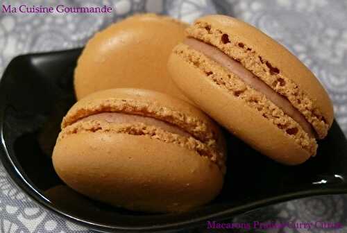 Macarons Praliné Curry Citron {Concours Amateur 2016/2017 sélection Var 3ème prix)