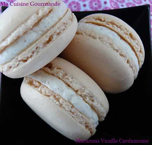 Macarons Vanille Cardamome