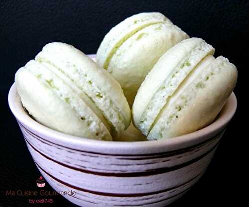 Macarons Verveine Citronnelle