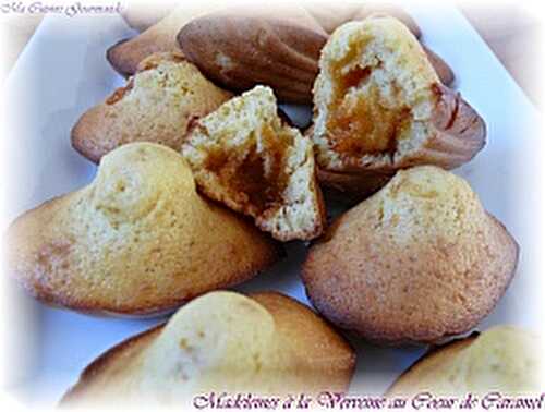 Madeleines Verveine et Coeur de Caramel