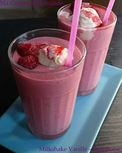 Milkshake Vanille – Framboise