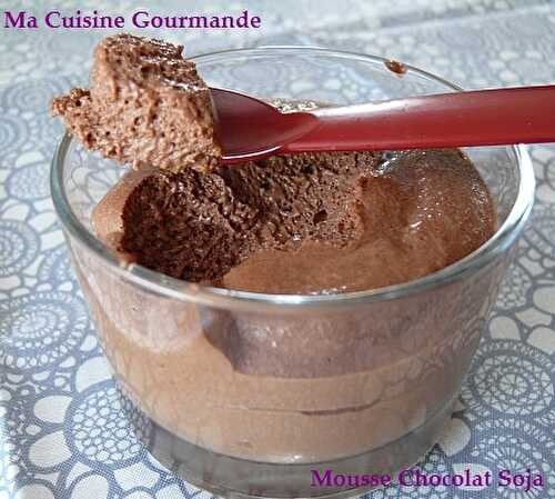 Mousse au Chocolat et au Soja avec juste 2 ingrédients! {100% végétal}