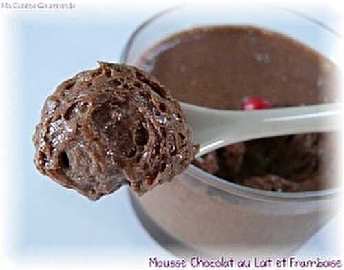 Mousse Chocolat au Lait et Framboise