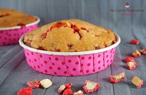 Muffins aux Pralines Roses {Frédéric Anton & Christelle Brua}