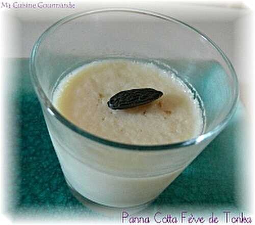 Panna Cotta Fève Tonka