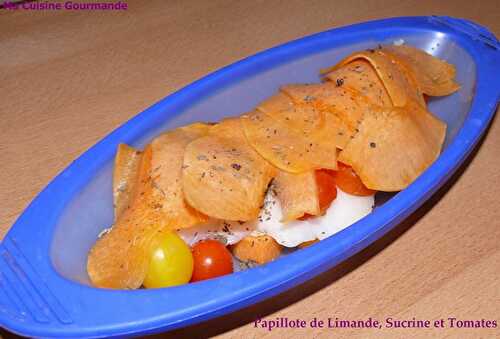 Papillote de Limande, Sucrine du Berry et Tomates Cerises