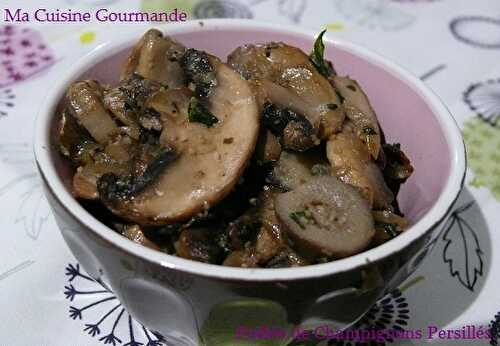 Poêlée de champignons persillés