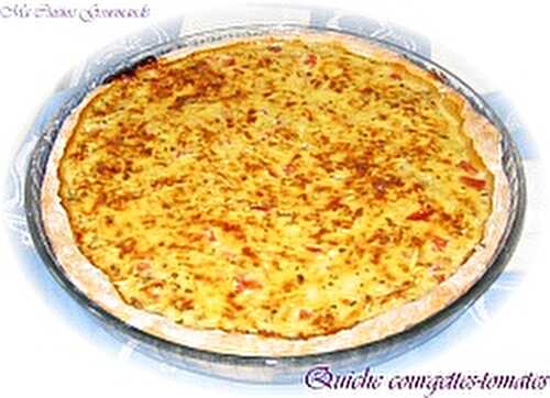 Quiche Courgette – Tomate