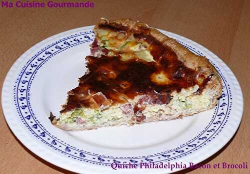 Quiche Philadelphia Bacon et Brocoli