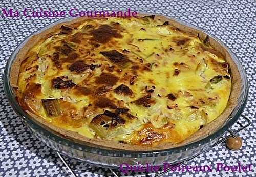 Quiche Poireaux Poulet – Pâte épeautre avoine