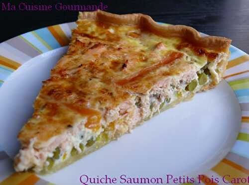 Quiche Saumon Petits Pois Carottes