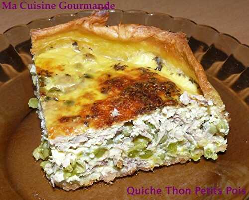 Quiche Thon et Petits Pois