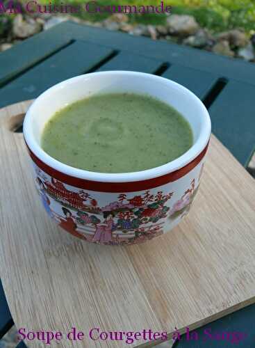 Soupe de Courgettes à la Sauge