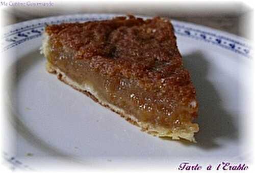 Tarte à l’Erable