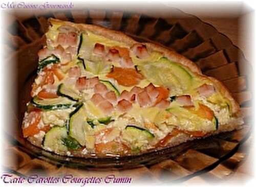 Tarte Carottes Courgette Cumin