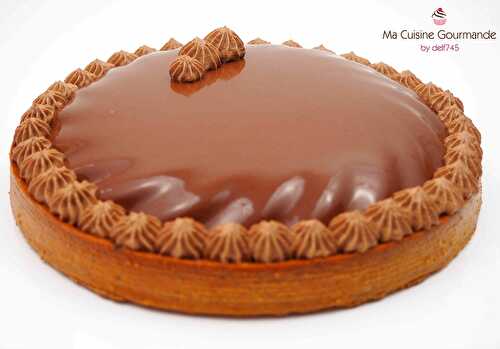 Tarte Double Chocolat et Caramel {Pâques 2019}