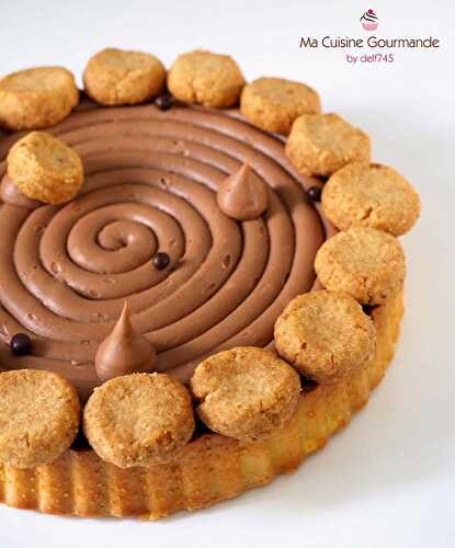 Tarte Double Chocolat, Streusel Noisette